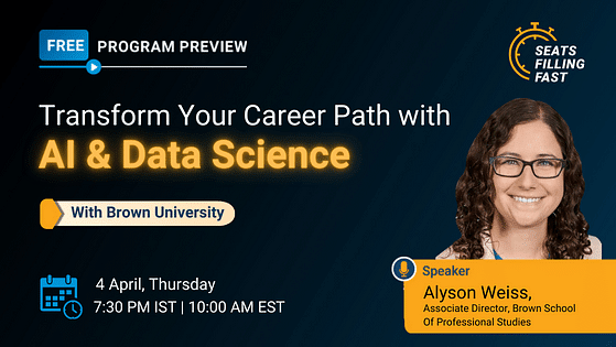 Transform Your Career Path With Ai And Data Science