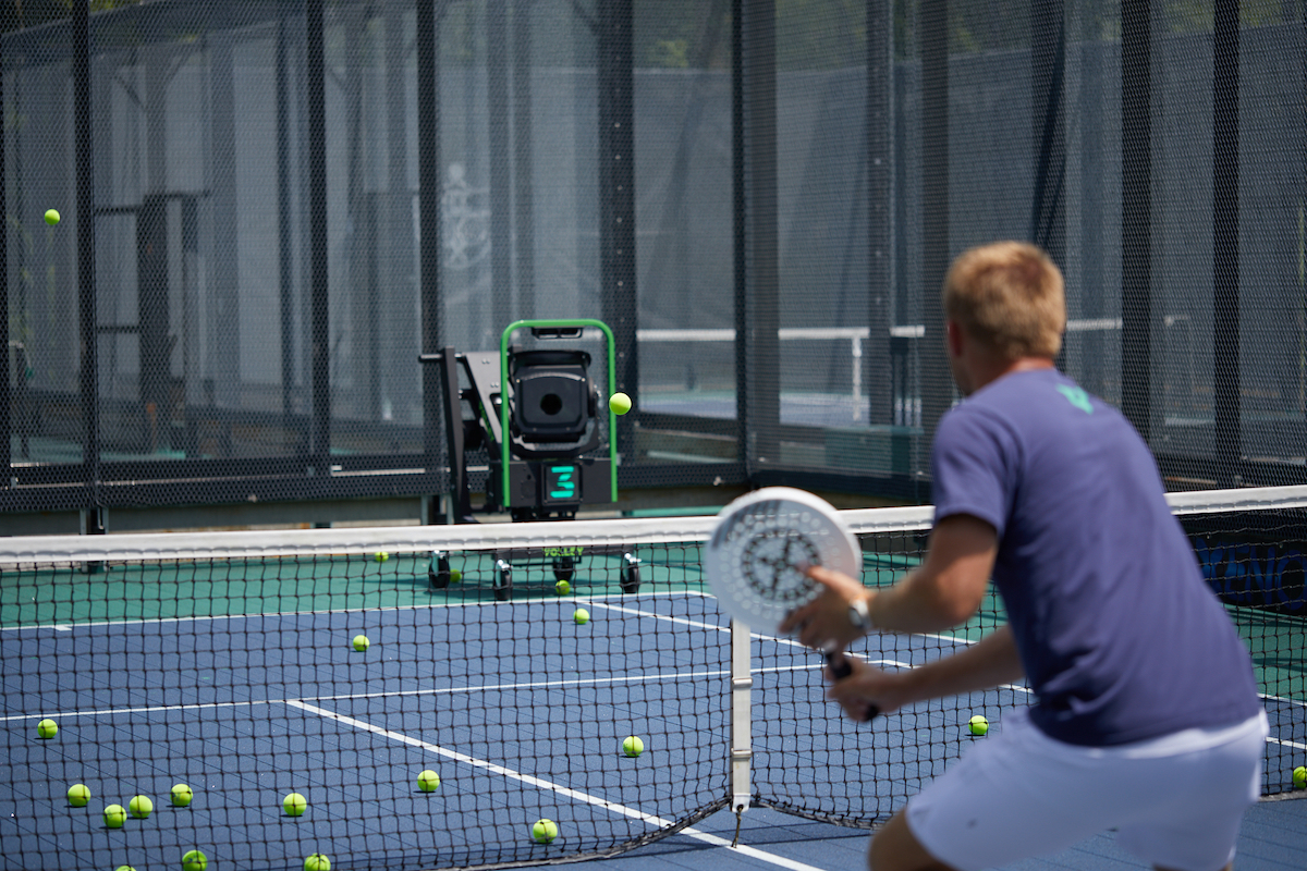 Volley's Ai Enabled Ball Machine For Racket Sports Can Simulate Gameplay