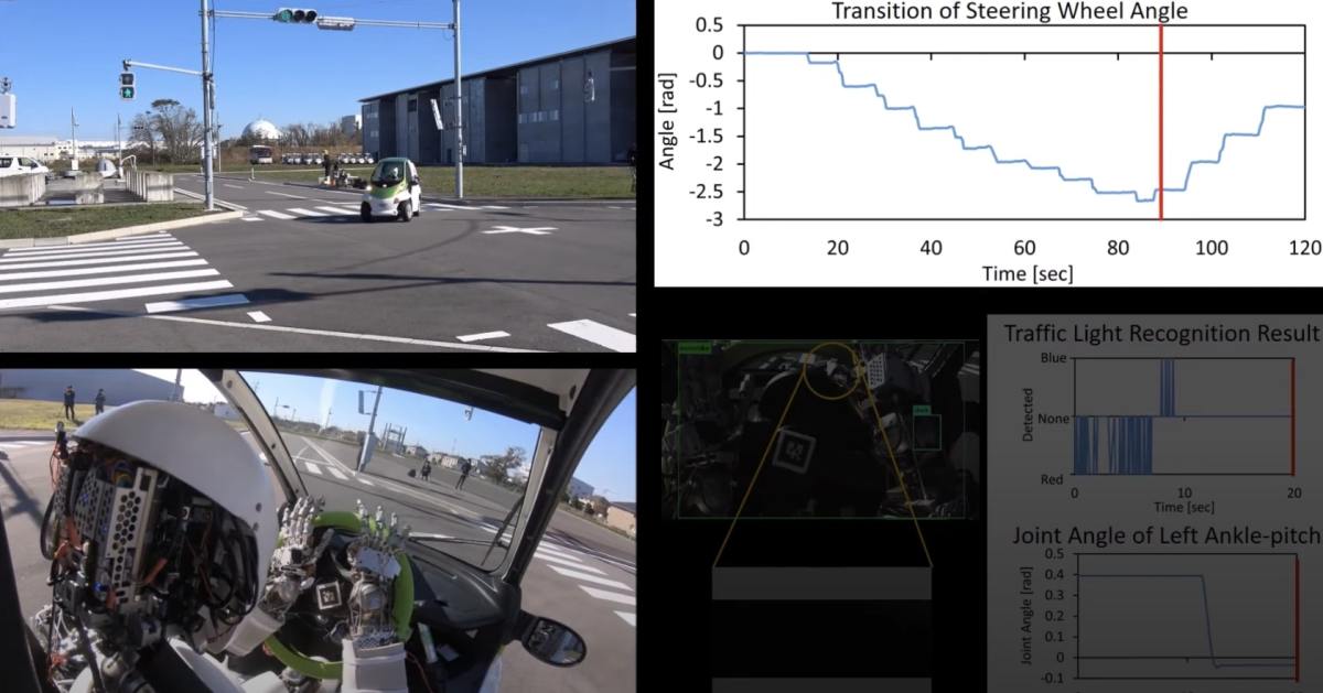 This Humanoid Robot Can Drive A Car – To Some