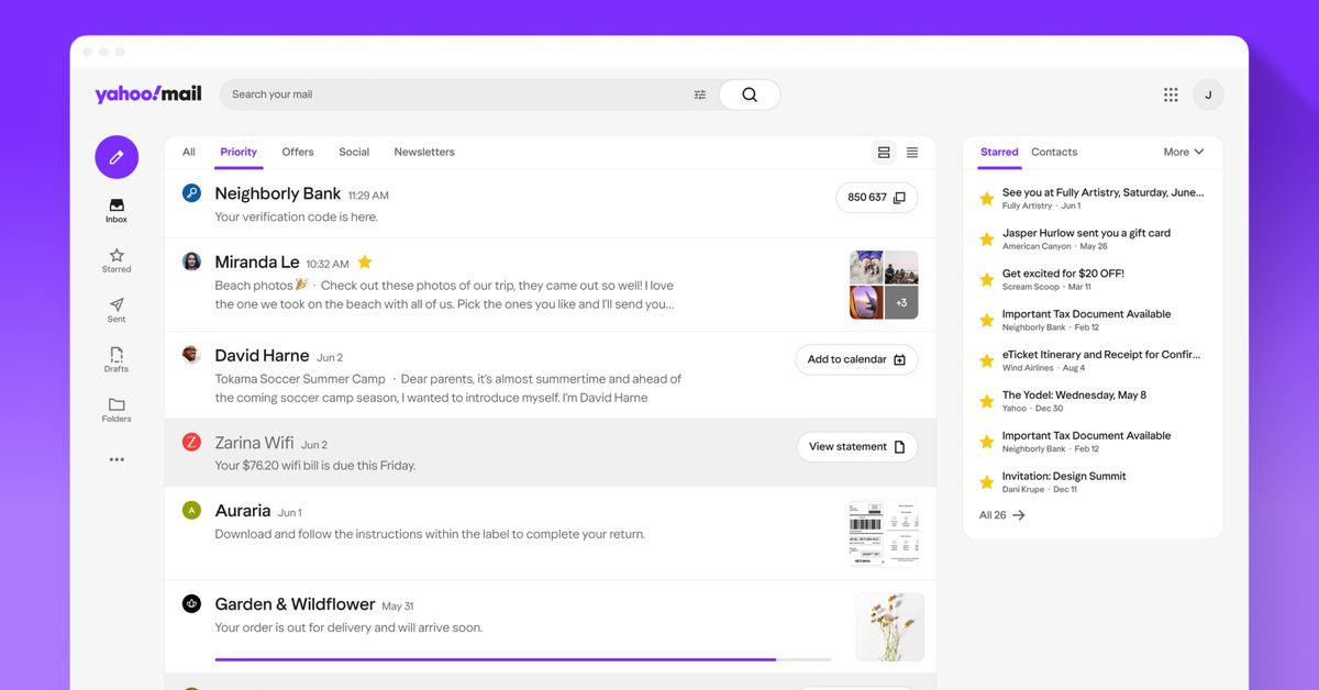 Yahoo Mail Adds More Ai To Simplify Desktop Email